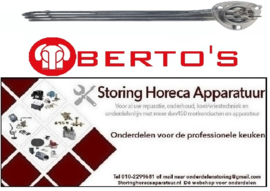 406418065 - Verwarmingselement 9000W 230V voor Bertos