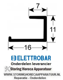 DEURRUBBER ELETTROBAR VAATWASSER HORECA EN GROOTKEUKEN REPARATIE ONDERDELEN