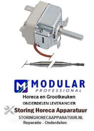 264375756 -Thermostaat t.max. 90°C instelbereik 30-90°C 1-polig 1CO voeler ø 6mm voeler L 126mm Modular