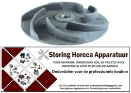 135510601 - Pompschoep ø 103mm, H 25mm rotatierichting rechts draad M8L afname ø 12,2mm messen 6