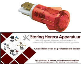 134359141 - Signaallamp  ø 13mm rood 230V