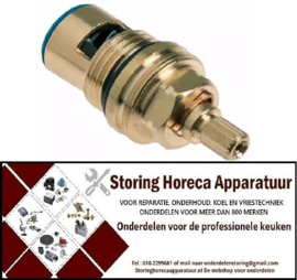 905548429 - Keramisch bovendeel voor omslagventiel Dr.G1: 1/2" markering blauw