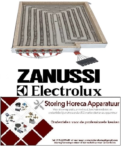 3855125235 - Stralingselement 3x 3330W 230 V Compleet met kabel voor pastakoker ELECTROLUX