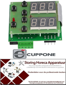 PRINTPLAAT CUPPONE PIZZA OVEN / PIZZAPERS / PIZZA ROLLER HORECA APPARATUUR REPARATIE ONDERDELEN