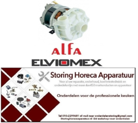 WASPOMPEN ALVA PROFESSIONELE VAATWASSER HORECA EN GROOTKEUKEN REPARATIE RESERVE ONDERDELEN