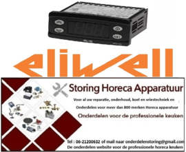 136379836 - Thermostaat elektronische regelaar ELIWELL type IDPlus 974 model IDP2EDB300000 inbouwmaat 71x29mm 12V