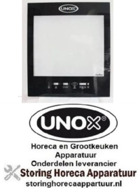 896KVT1277A - Buitenruit Zwart 53 x 43 x 6CM voor oven UNOX XEVC-0711