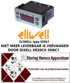 444378000 - Elektronische regelaar DIXELL XR20CX-5N0C1 inbouwmaat 71x29mm 230V spanning AC NTC/PTC