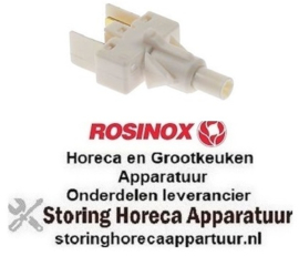 715347193 -Tastelement 1NO 250V 16A aansluiting vlaksteker 6,3mm ROSINOX