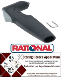 2045702582 - Apparatenhanddouche 1/2" zwart voor oven RATIONAL