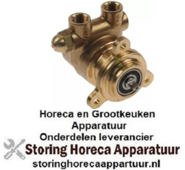 729500293	- Drukverhogings pompkop T1039 PROCON L 82mm 180l/h aansluiting 3/8" NPT met bypass koper 3-gatsflens