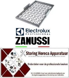 197211035 -  lavasteenrooster L 447mm B 285mm voor grill Electrolux, Zanussi