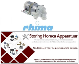 286499257 -Pomp ingang ø 1" ID uitgang ø 30mm type 230V 50Hz fasen 1 0,33kW L 230mm rotatierichting links RHIMA