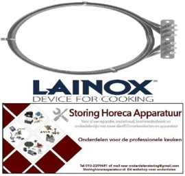 107419110 -Verwarmingselement 9000W 230V VC 3 ID ø 250mm AD ø 266mm L 290mm H 93mm L1 24mm B1 105mm H1 11mm Lainox