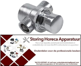 598542154 - Zelfsluitende kraan ca.15s draad 1/2" inbouw ø 36 mm