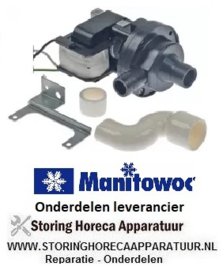 342499344 - Pomp type W 220-240V 50Hz ingang ø 24mm uitgang ø 22mm L 140mm MANITOWOC