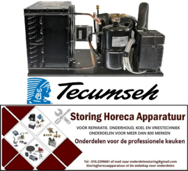 7433058088 - Koel aggregaat Tecumseh 230V 50Hz koelmiddel R452/R404 HMBP cilinderinhoud 15,2cm³ 3/4HP