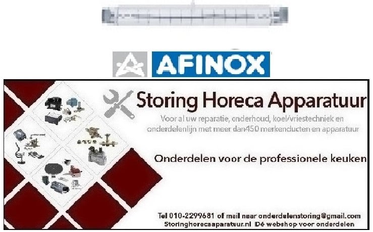 LAMPEN AFINOX HORECA EN GROOTKEUKEN KOELAPPARATUUR REPARATIE ONDERDELEN