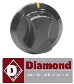 295RTFOC00055 - Knop schakelaar oven DIAMOND PFE 5D