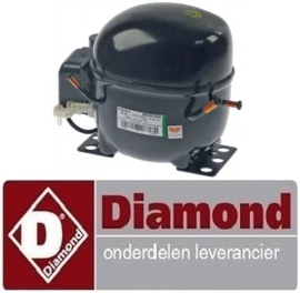 166605125 - Compressor koelmiddel R404a/R507 voor insteekunit DIAMOND AN201