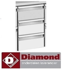 014K1/3-L - Set 3 ladenblok (1/3+1/3+1/3 h100), voor TG&TS DIAMOND