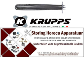 164418830  - Verwarmingselement 6000W 230V L 440mm aansluiting 8,6 liter pijp ø 8,5mm VC 3 LA 72mm KRUPPS