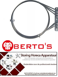 124418131 - Verwarmingselement 6000 W 230V voor Bertos oven