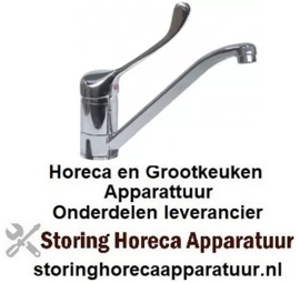 135548034 - Eenhendeleengatsmengkraan hendel lang keramisch cartouche ø40mm uitlooplengte 200mm