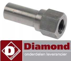 P232325102 - Naspoelarmas as voor glazenspoelmachine DIAMOND DC402