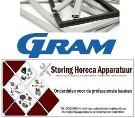 988762110221 - Koeldeurrubber voor koelkast GRAM K2408