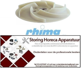 164510611 - Pompschoep ø 115mm H 33mm voor waspomp vaatwasser RHIMA
