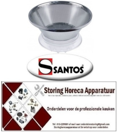 20650200 - Centufigeerkorf kunststof/RVS compleet ø 205mm H 125mm SANTOS