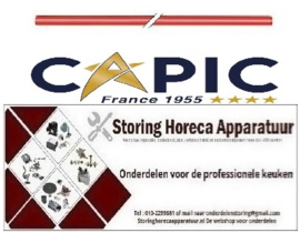 351100027 - Ontstekingskabel per 5 meter  0,34mm² AD ø 3mm isolatie glasvezel t.max. 180°C - CAPIC