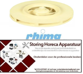 735521260 - Pompschoep ø 90mm H 12mm voor waspomp vaatwasser RHIMA