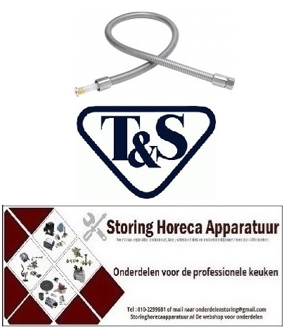 265594244 - Slang RVS voor T&S voorspoeldouches L 981 mm