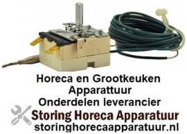 715375744 - Thermostaat t.max. 120°C instelbereik 30-120°C 1-polig 1NO 16A voeler ø 6mm voeler L 85mm