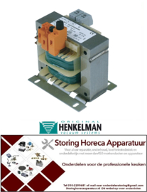 114402080 - Transformator primair 220/380VAC secundair 0-20VAC 600VA 50/60Hz HENKELMAN