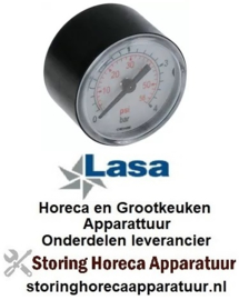 255541272 - Manometer ø 40mm drukbereik 0 tot 4bar voor vaatwasser LASA