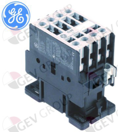 380262- Relais AC1 32A 230VAC (AC3/400V) 17A/7,5kW hoofdcontact 3NO hulpcontact 1NC