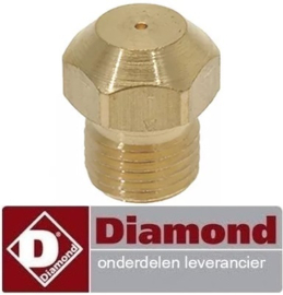 882RTCU900245 - Sproeier D105K propaangas voor gasfornuis DIAMOND EUROPE : RF3G