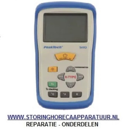 ST1800025 - Temperatuurmeter PEAK TECH 5110 incl. draadvoeler meeteenheid °C/°F -50 tot +1300°C voeler K