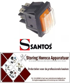 988301006 - Wipschakelaar oranje voor apparatuur SANTOS