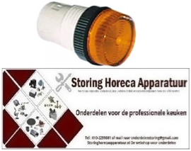 393359127 - Signaallampfitting inbouwmaat ø13mm geel