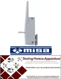 706692683 - Hendelsluiting L 150mm bevestigingsafstand 133mm gelakt afsluitbaar koelapparaat G 795 - MISA