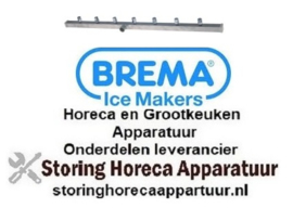 361 695502 -Spoelarm L 550mm sproeiers 7 voor ijsblokjestype A Brema