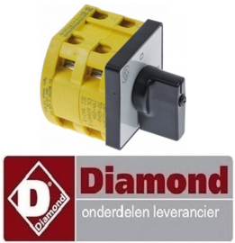 982A87AZ69004 - Draaischakelaar 20A voor pizzaoven DIAMOND WR-FD24-MT