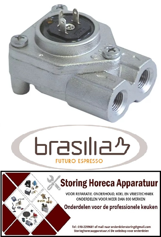 424400255 - Doorstroommeter draad 1/8" RVS met LED steekaansluiting BRASILIA