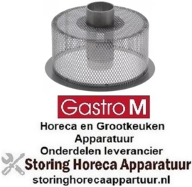 135.412.055.14 - Rondfilter aanzuig ø 132mm H 77mm RVS voor vaatwasser GASTRO-M