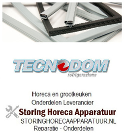 978900945 - Koeldeurrubber  B 387mm - L 292mm steekmaat TECNODOM