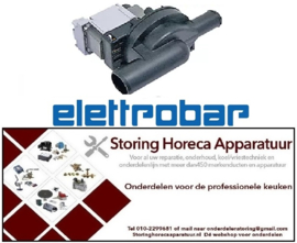 231500215 -Afvoerpomp type 50Hz 40W 230V ingang ø 30mm uitgang ø 22mm met houder ELETTROBAR